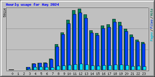 Hourly usage for May 2024